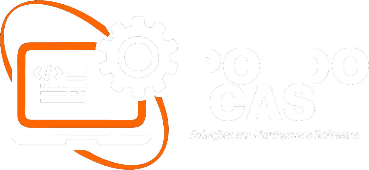 Poldocast logo branca sem fundo